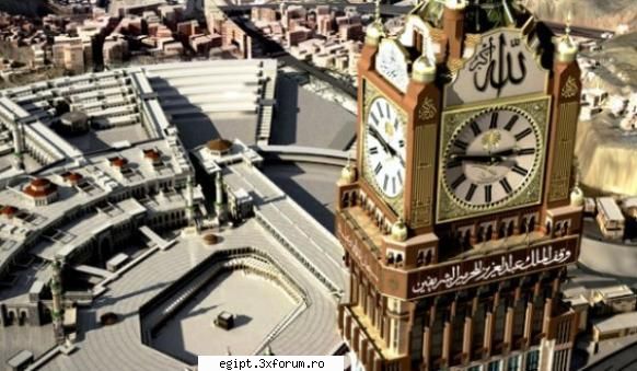 ceasul, instalat in orasul mecca, orasul sfant al unde au loc mari pelerinaje anuale, va fi testat