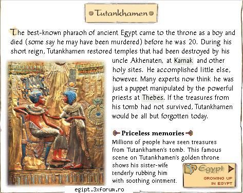 faraoni din perioada imperiului nou mi-a fost lene