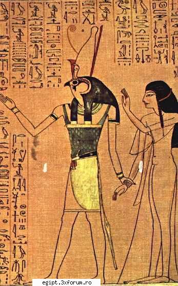the god leads lady anhai a singer in the choir of amen-ra at thebes into the presence of some gods