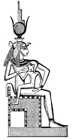 am si eu o intrebare. de ce si isis este cu coroana lui hathor?cea cu discul solar intre doua coarne