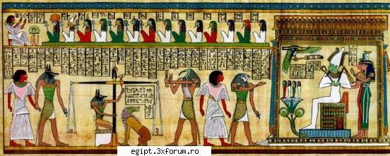 Horus - Horus cu decedatul in fata lui Osiris - POZE