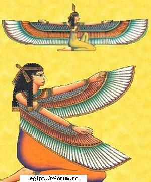 her name means true, right, real. she wears the ostrich feather, symbol of natural law. in the first