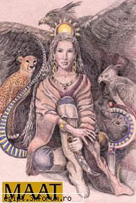 Maat - Goddess of cosmic order, the eye of the universe - POZE