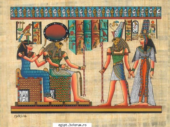 Nefertari - Horus , Nefertari si Thot - Reginele Egiptului antic