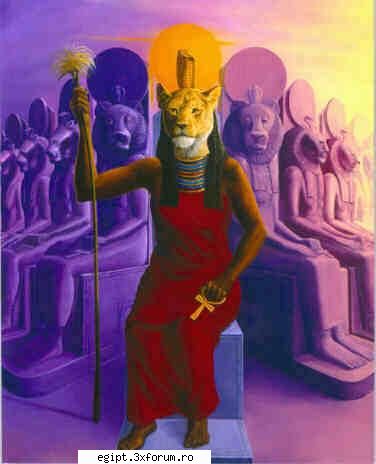 Sekhmet - She was part of the Memphite Triad with Ptah and - POZE