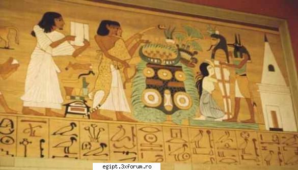 cartea egipteana a mortilor papyrus - Wall murals of the Scribe of Ani - POZE