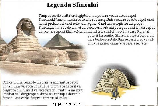 legenda sfinxului - silently - Egiptul intre adevar si legenda