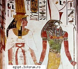 nefertiti - Nefertiti insotita de Horus - POZE