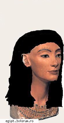 am realizat o a bustului lui nefertiti, asa ar arata fara coroana nefertiti