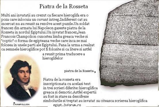 piatra de la rosseta (cheia descifrarii hieroglifelor) - silently - Egiptul intre adevar si legenda