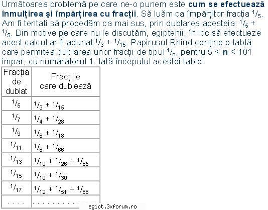 sisteme de calcul in egiptul antic - silently - Arta faraonilor