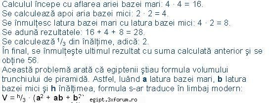 sisteme de calcul in egiptul antic - silently - Arta faraonilor